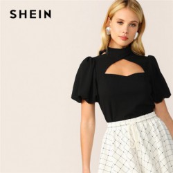 SHEIN Sexy Cut Out Neck...