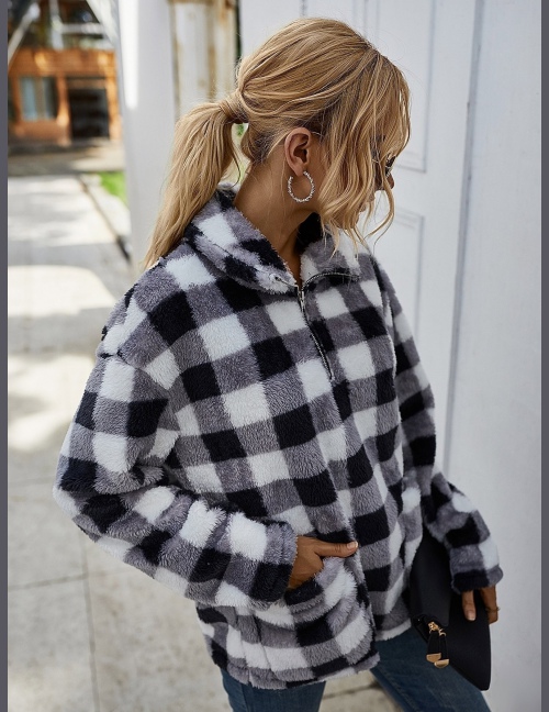 Bluzy Bawełniany Gingham (materiał) Codzienny