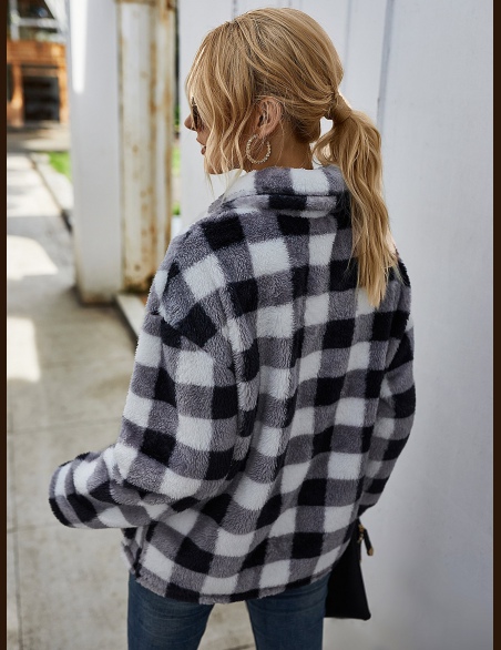 Bluzy Bawełniany Gingham (materiał) Codzienny