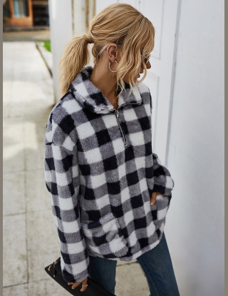 Bluzy Bawełniany Gingham (materiał) Codzienny