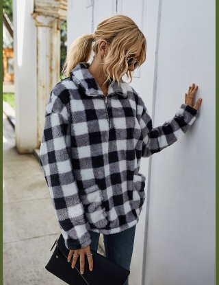 Bluzy Bawełniany Gingham (materiał) Codzienny