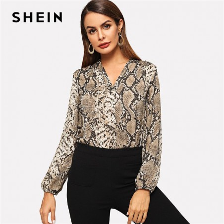 SHEIN Multicolor Office...