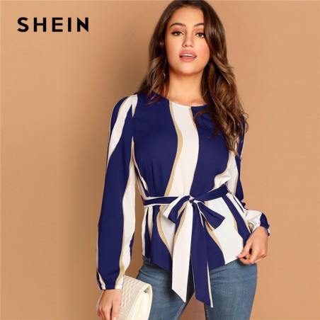 SHEIN Modern Lady granatowy...