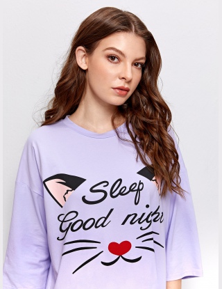 Koszule Nocne&Suknie Nocne Litera Codzienny