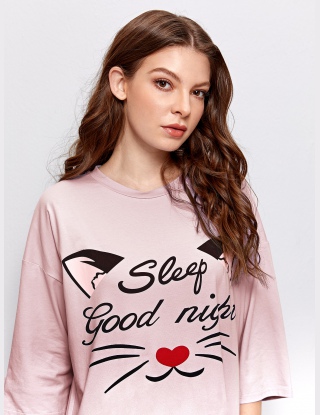 Koszule Nocne&Suknie Nocne Litera Codzienny