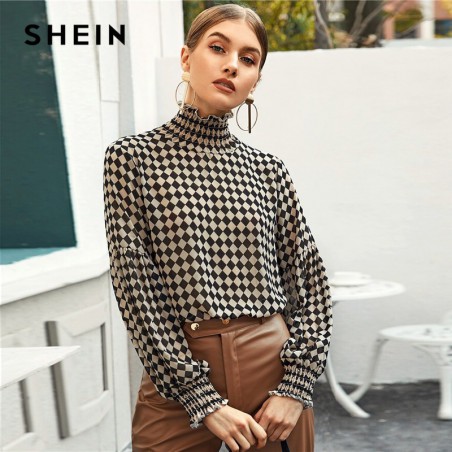 SHEIN Multicolor Frill...