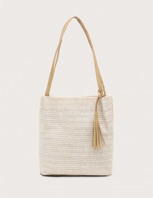 Tassel Decor Tote Bag Tote Bag