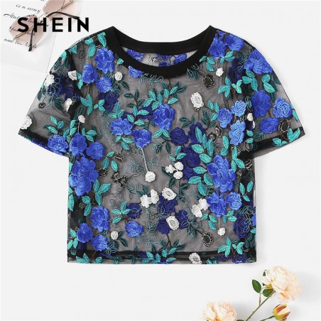 SHEIN Boho Multicolor...