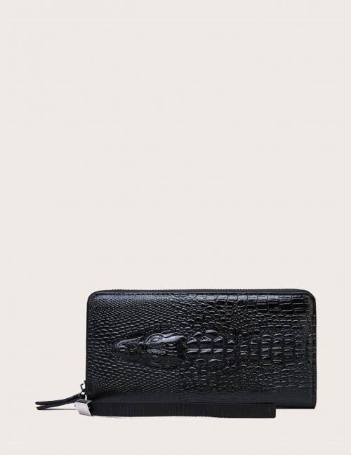 Torebka Croc Embossed z nadgarstkiem