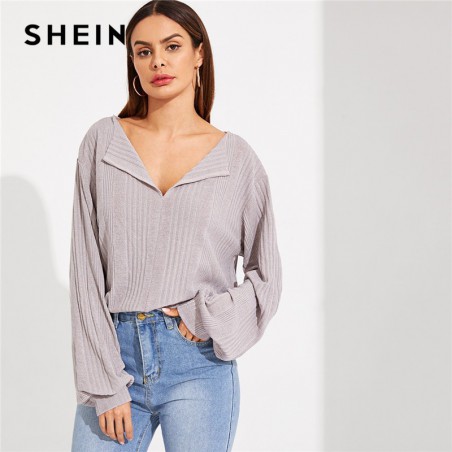 SHEIN Highstreet szary V...