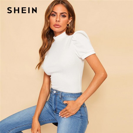 SHEIN Office Lady biały...