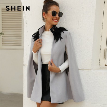 SHEIN szary kontrast...
