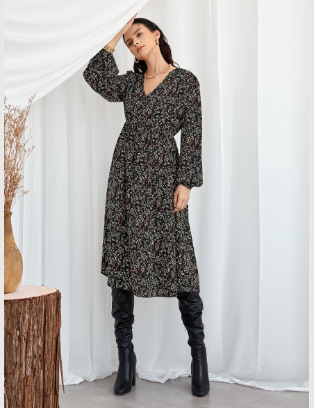 Sukienki Ditsy Kwiatowy Boho