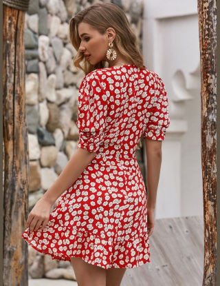 Sukienki Suwak Kwiatowy Wielokolorowe Boho