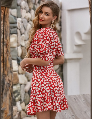 Sukienki Suwak Kwiatowy Wielokolorowe Boho