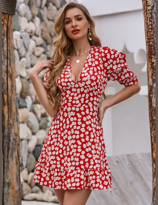 Sukienki Suwak Kwiatowy Wielokolorowe Boho