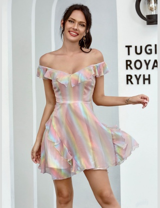Sukienki Suwak Zarys Wielokolorowe Boho
