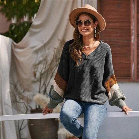 SHEIN V Neck opuszczane...