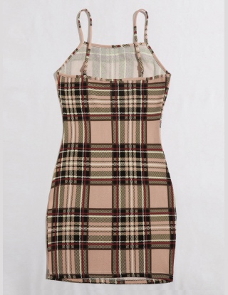 Sukienki Tartan Elegancki