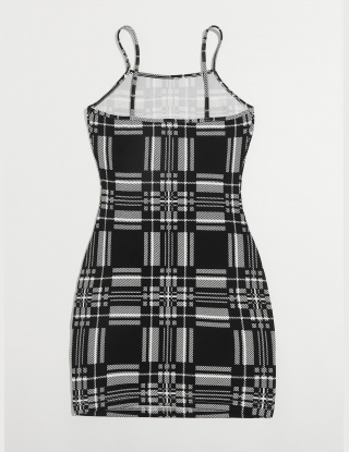 Sukienki Tartan Elegancki