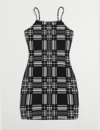 Sukienki Tartan Elegancki