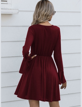 Sukienki Węzeł Równy Elegancki