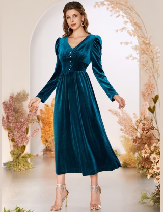 Sukienki Guziki Równy Elegancki