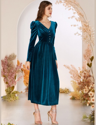 Sukienki Guziki Równy Elegancki