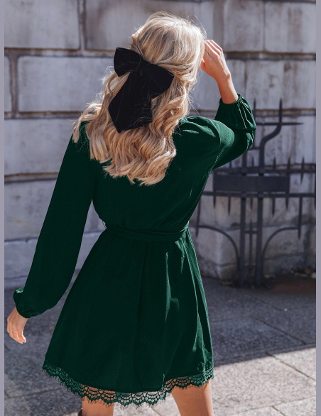 Sukienki Z Pasem Równy Elegancki