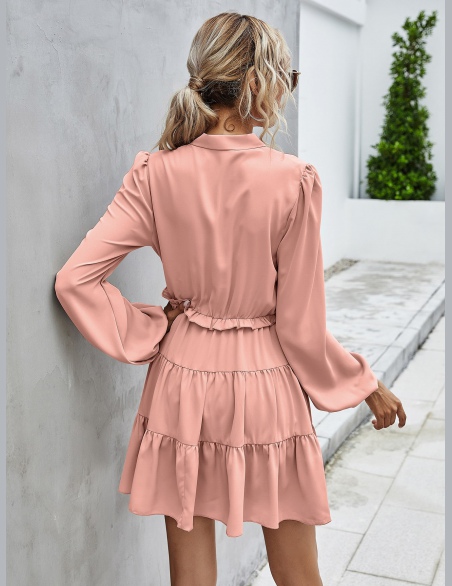 Sukienki Falbanka Równy Elegancki