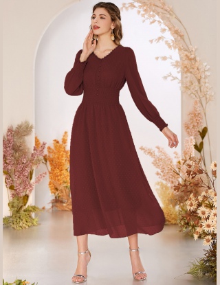 Sukienki Guziki Równy Elegancki