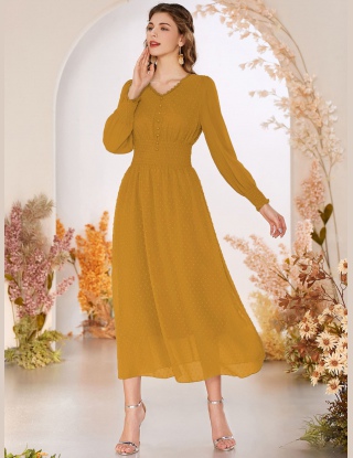 Sukienki Guziki Równy Elegancki