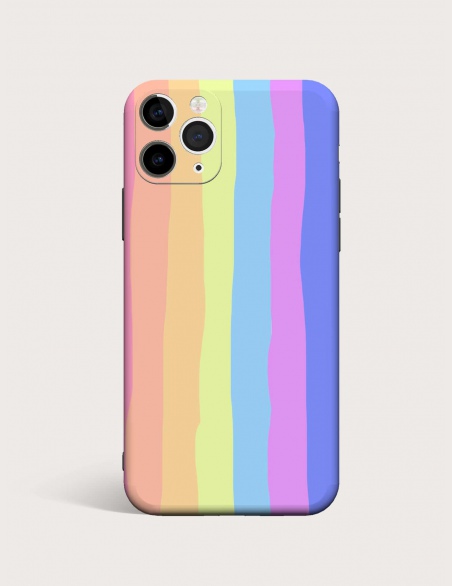 Etui na iPhone w kolorowe paski