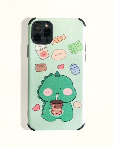 Etui na iPhone z motywem dinozaura