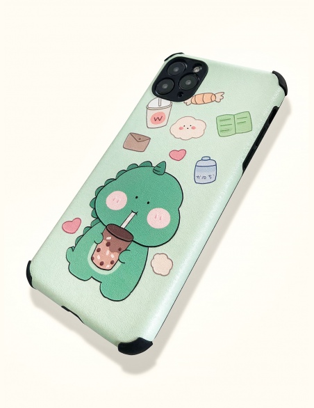 Etui na iPhone z motywem dinozaura