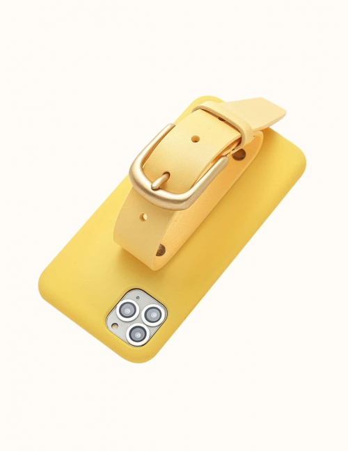 Etui na telefon z paskiem na rękę w czystym kolorze