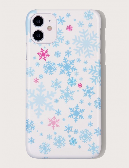 Etui na iPhone w kształcie płatków śniegu