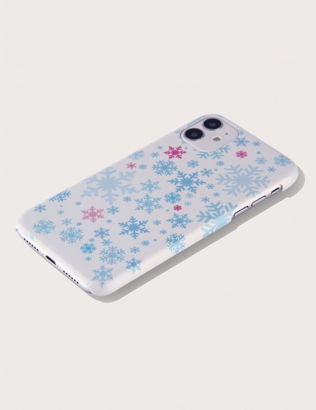 Etui na iPhone w kształcie płatków śniegu
