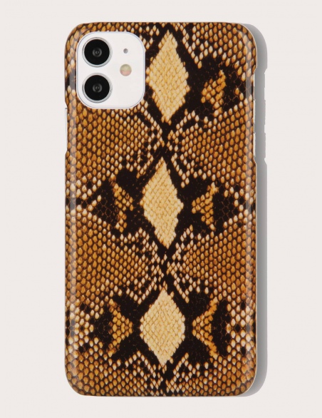 Etui na iPhone z nadrukiem wężowej skóry