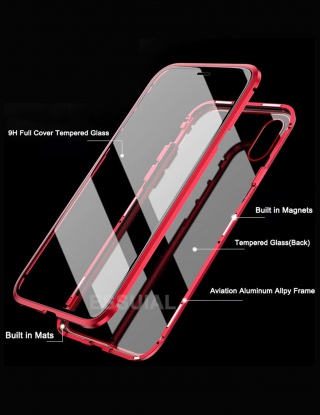 Dwustronne szklane etui na iPhone'a