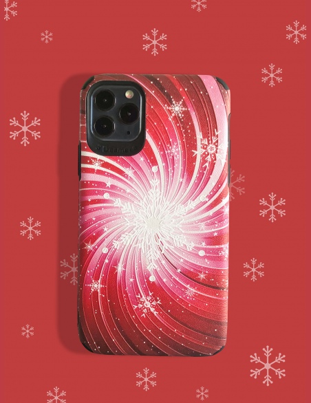 Etui na iPhone w kształcie płatków śniegu