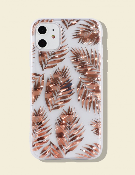 Obudowa iPhone z nadrukiem w kształcie liścia