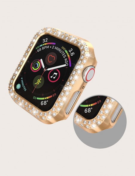 Ozdobny pokrowiec Apple Watch firmy Rhinestone