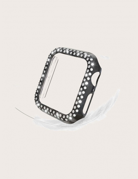 Ozdobny pokrowiec Apple Watch firmy Rhinestone