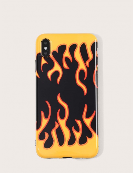 Obudowa iPhone z nadrukiem płomieniowym