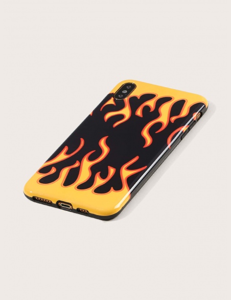 Obudowa iPhone z nadrukiem płomieniowym