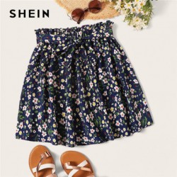 SHEIN Boho granatowy Ditsy...