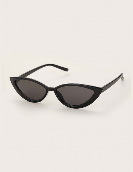 Okulary przeciwsłoneczne Cat Eye z przezroczystą ramką