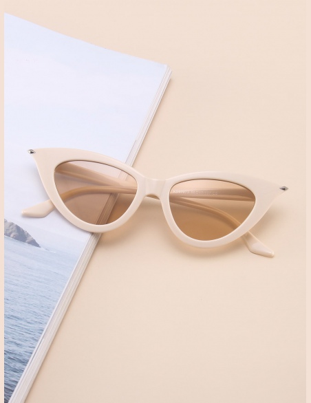 Akrylowe okulary przeciwsłoneczne Cat Eye