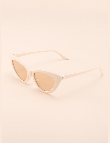 Akrylowe okulary przeciwsłoneczne Cat Eye